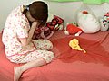 まやのおねしょ癖 恥ずかしい世界地図