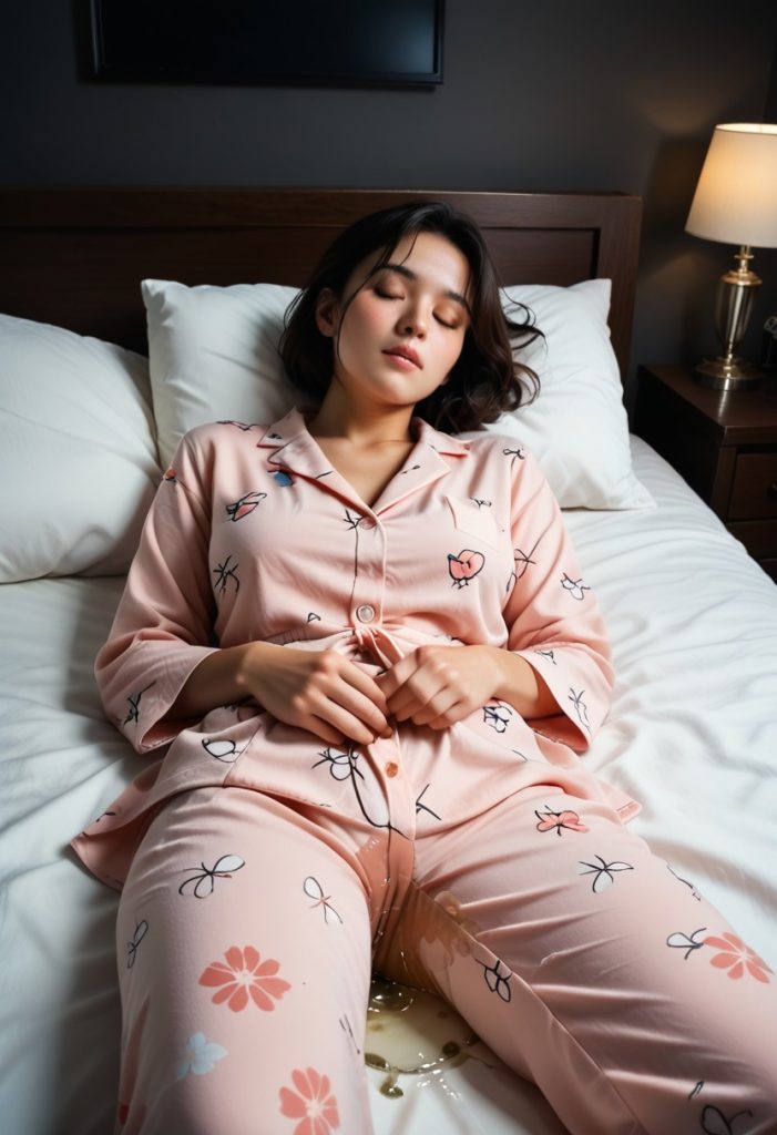 AIおねしょイラスト 実写系3