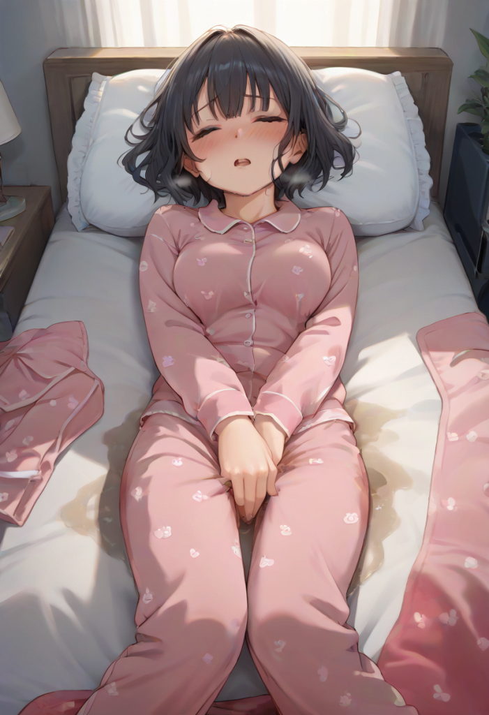 AI野ション・お漏らし・おねしょ絵
おねしょ
