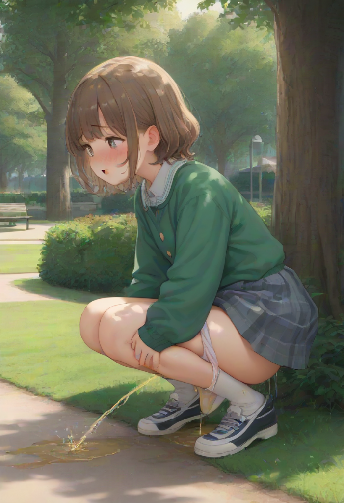 AI野ション・お漏らし・おねしょ絵
野ション