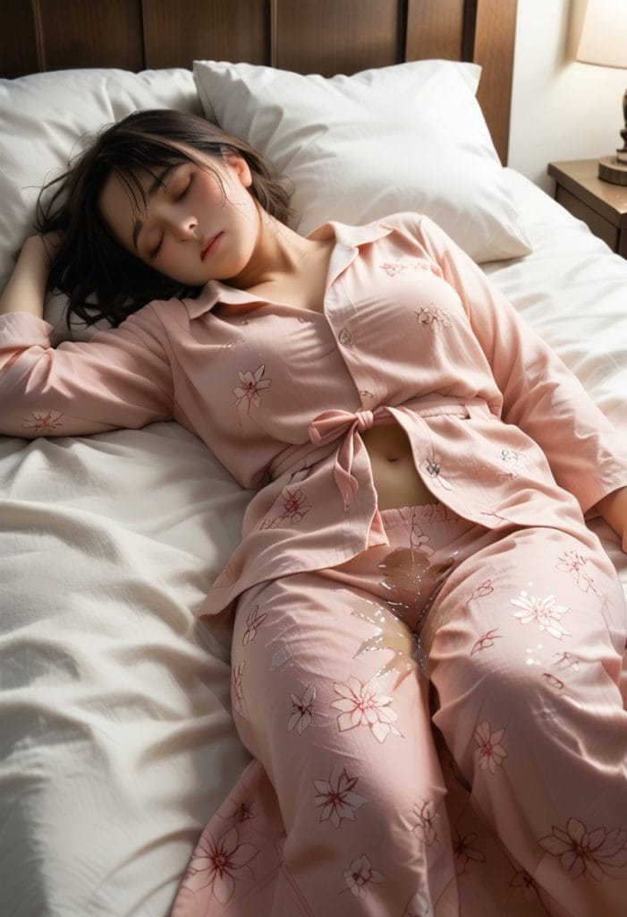 AIおねしょイラスト 実写系1